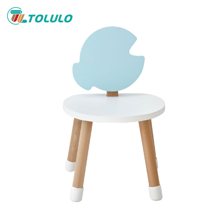 Silla de estudio para niños de madera