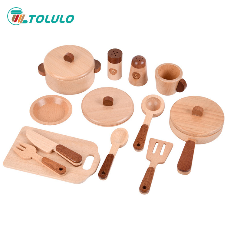 Juguete de cocina de madera